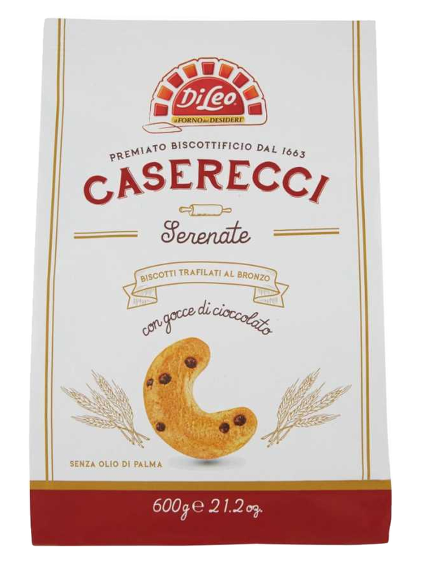 Di Leo biscuits Caserecci Serenate aux pépites de chocolat 600 g · paquet