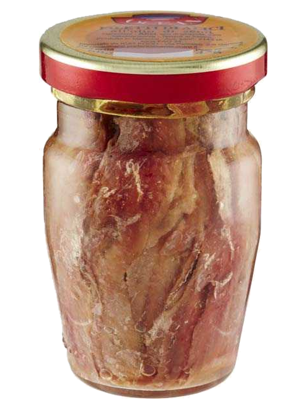 Donzela filets d'anchois à l'huile de tournesol 80 g · bocal
