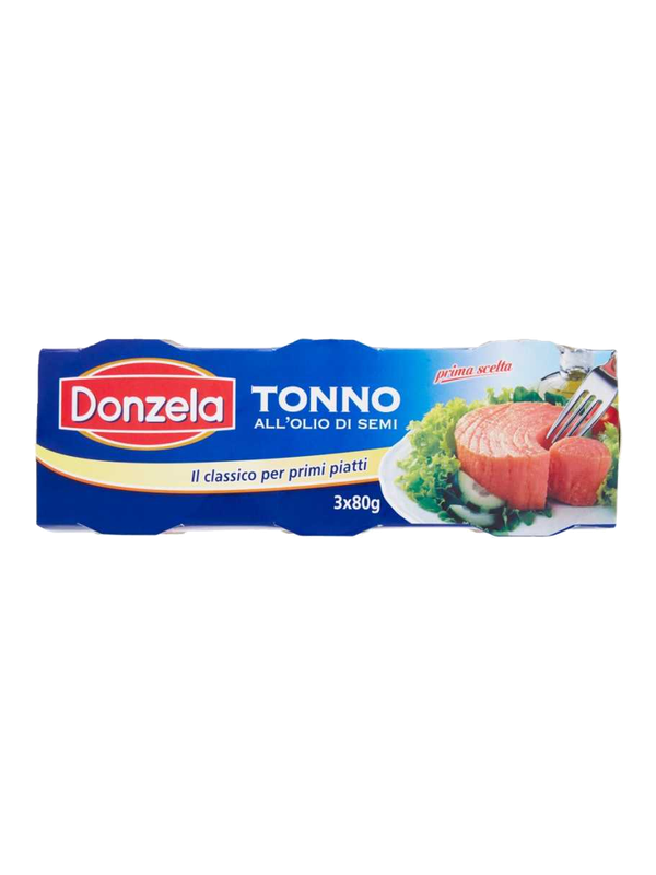 Donzela thon à l'huile de tournesol 3 x 80 g · lot