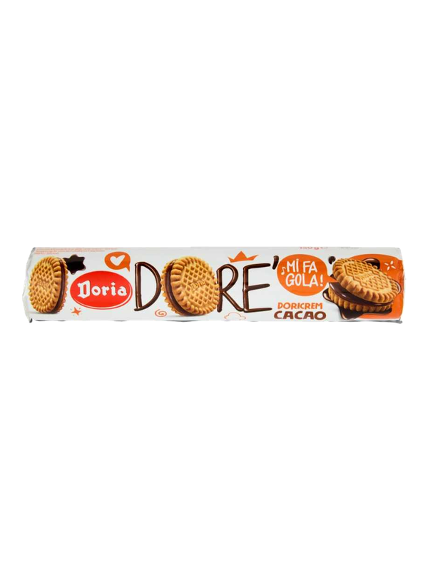 Doria biscuits fourrés Dorè au cacao 150 g · tube