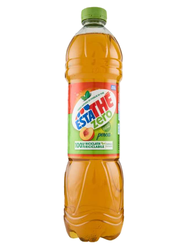Estathé thé glacé à la pêche Zero 1,5 L · bouteille
