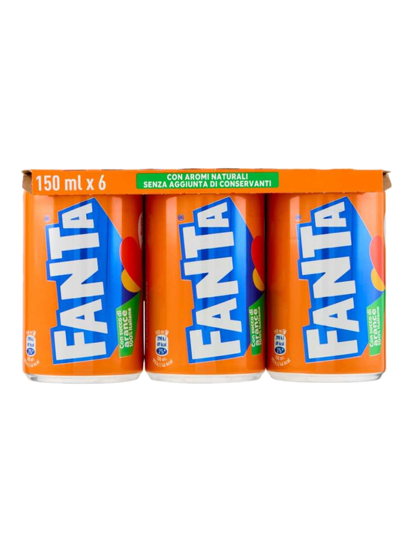 Fanta Orange mini canettes 6 x 15 cl · lot