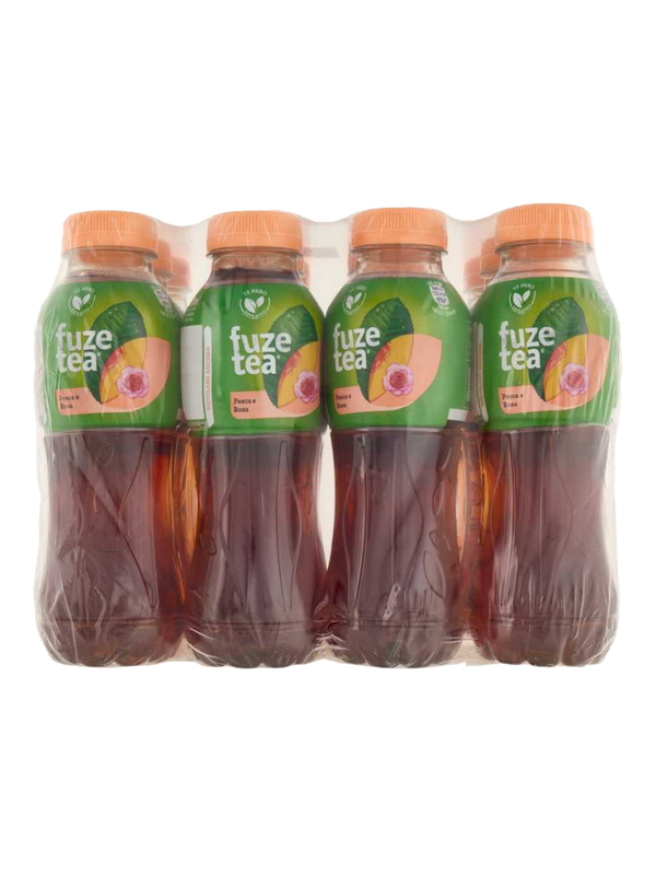 Fuzetea thé glacé pêche et rose 40 cl · bouteille