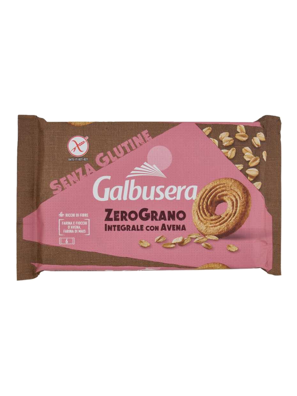 Galbusera sablés Zerograno complets sans gluten 220 g · paquet