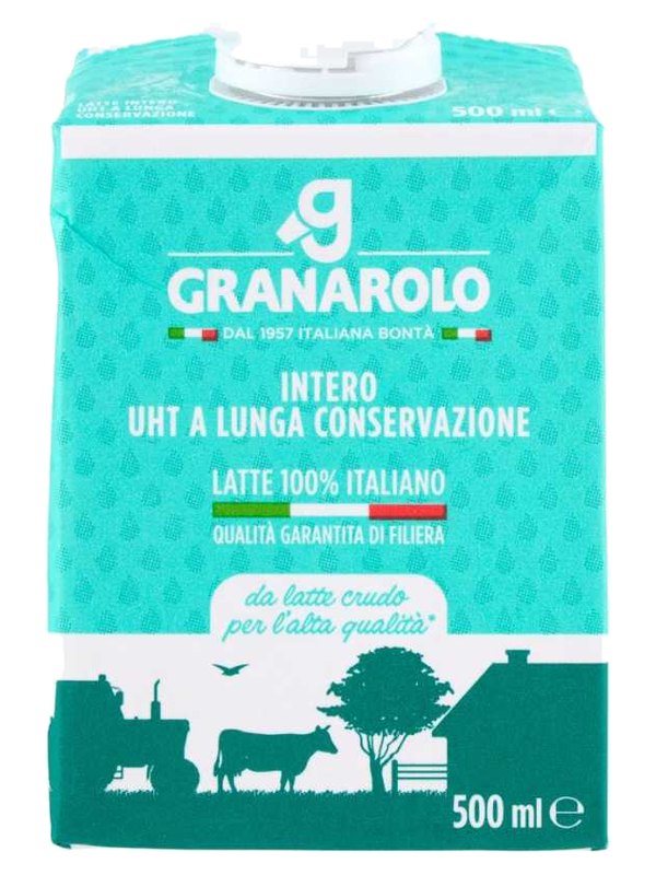 Granarolo lait entier UHT 500 ml · brique