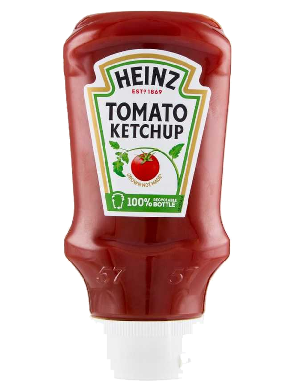 Heinz tomato ketchup Top Down 460 g · flacon