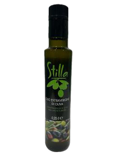 Huile d'olive vierge extra 0,25 L · verre Dorica, bouchon anti-remplissage