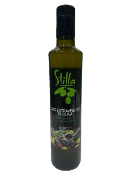 Huile d'olive vierge extra 0,5 L · verre Dorica, bouchon anti-remplissage