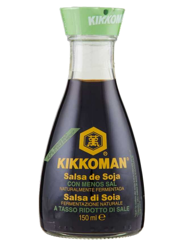 Kikkoman sauce soja 43 % de sel en moins 150 ml · bouteille
