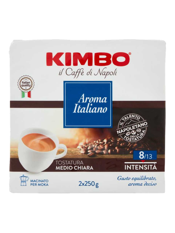Kimbo café moulu Aroma Italiano 2 x 250 g · lot