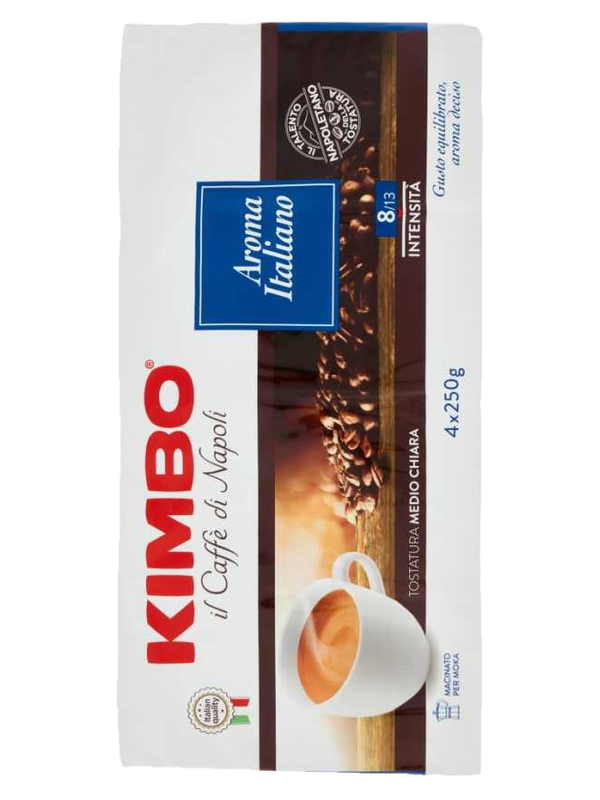 Kimbo café moulu Aroma Italiano 4 x 250 g · lot