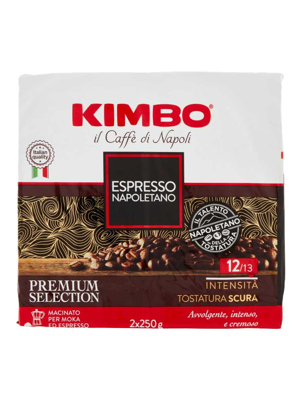 Kimbo café moulu Espresso Napoletano 250 g · paquet