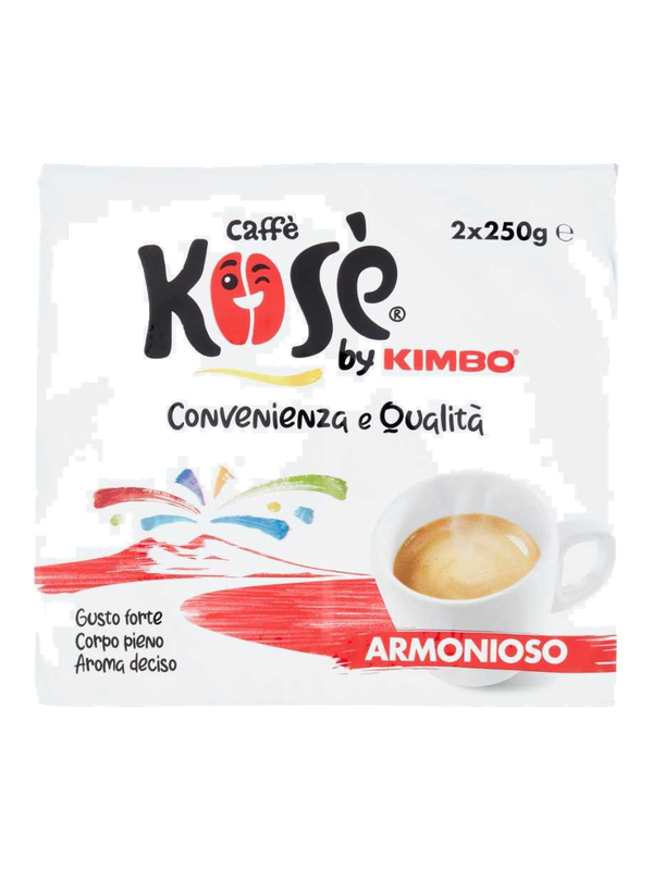 Kimbo café moulu Kosè Armonioso 2 x 250 g · lot