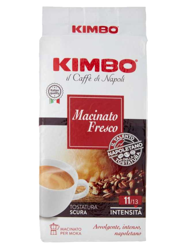 Kimbo café moulu Macinato Fresco 250 g · paquet