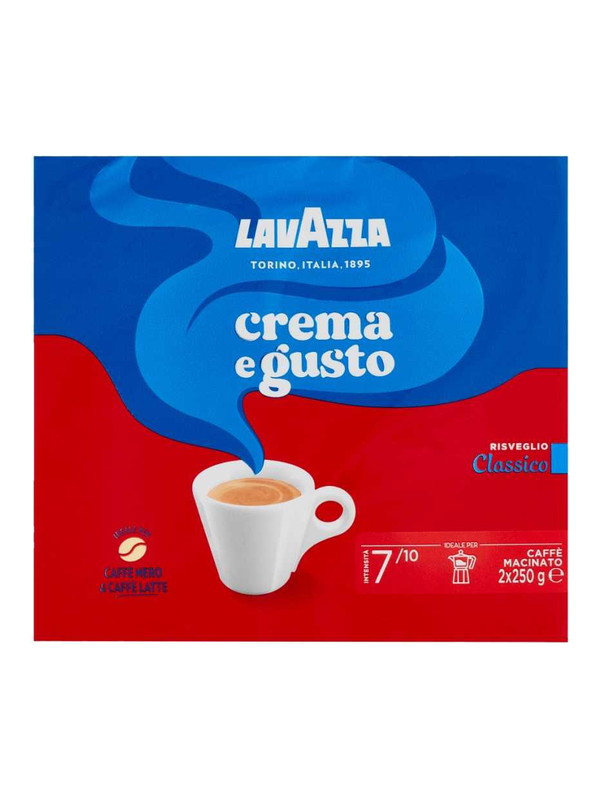 Lavazza café moulu Crema e Gusto Classico 2 x 250 g · lot