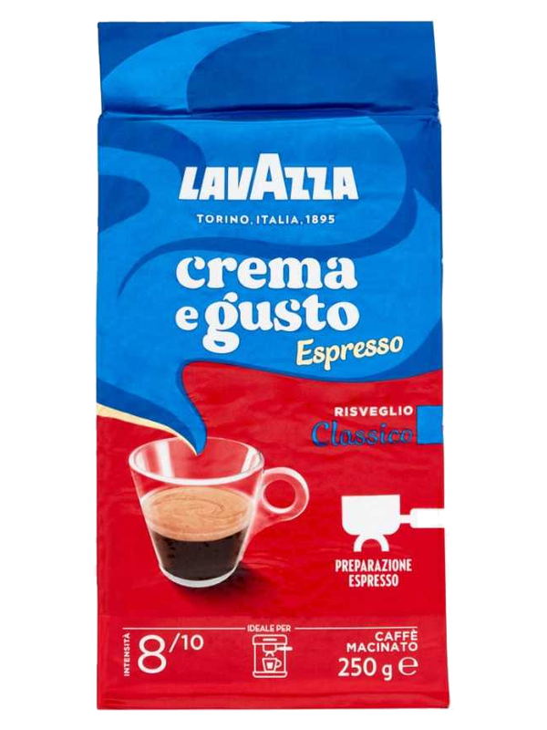 Lavazza café moulu Crema e Gusto Espresso Classico 250 g · paquet