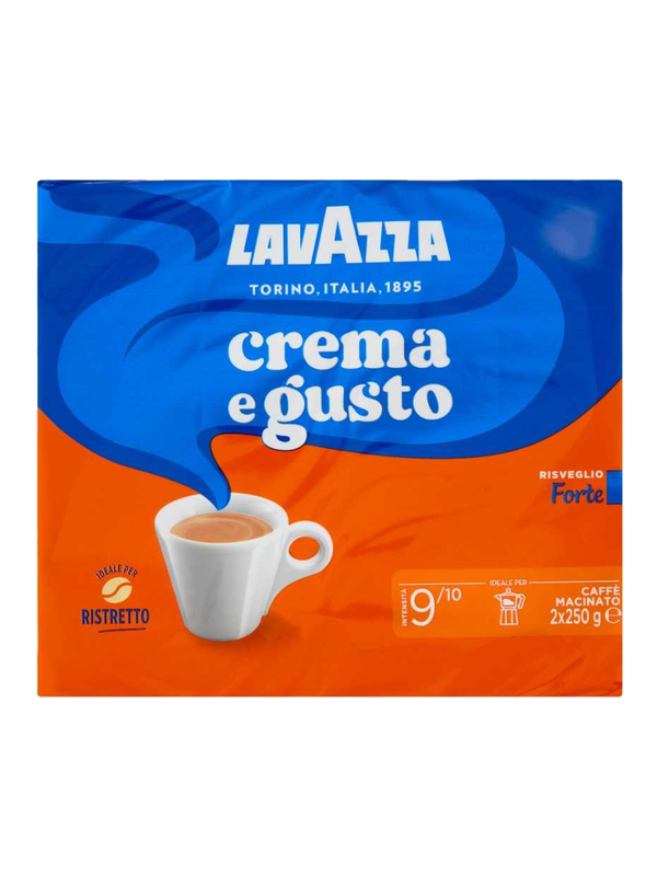 Lavazza café moulu Crema e Gusto Forte 2 x 250 g · lot