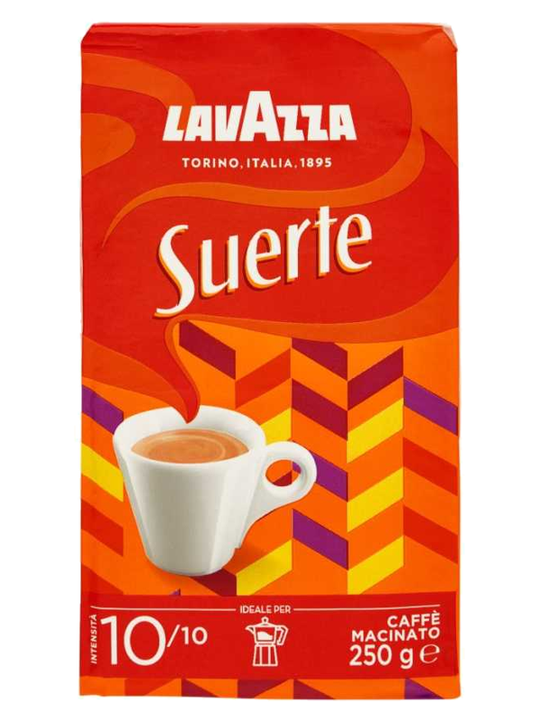Lavazza café moulu Suerte 250 g · paquet