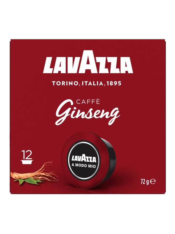 Lavazza capsules A Modo Mio café au ginseng 12 capsules (72 g) · boîte