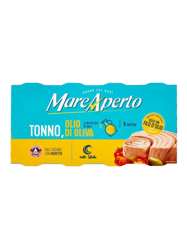 Mare Aperto thon avec un filet d'huile d'olive 8 x 60 g · lot