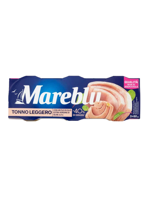 Mareblu thon léger à l'huile d'olive 3 x 60 g · lot