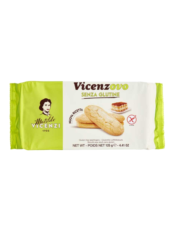 Matilde Vicenzi boudoirs Vicenzovo sans gluten 125 g · paquet