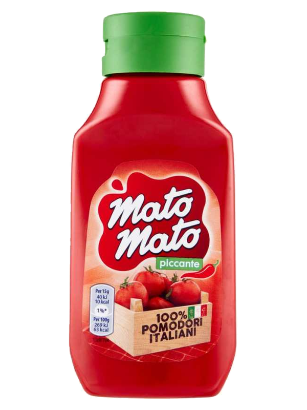 Mato Mato ketchup piquant Squeeze 390 g · flacon