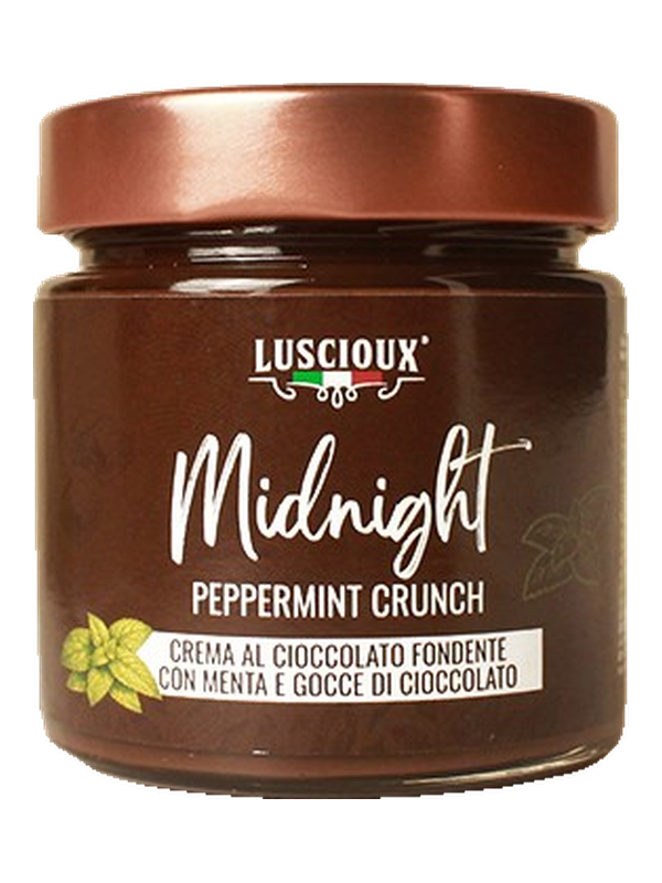 Midnight Peppermint Crunch, crème chocolat noir, menthe et pépites 200 g · pot