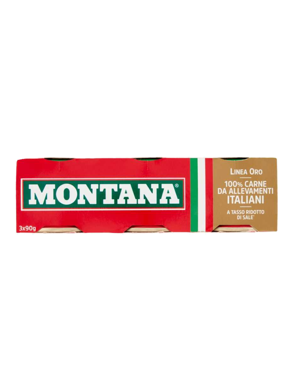 Montana Linea Oro viande bovine en gelée 3 x 90 g · lot
