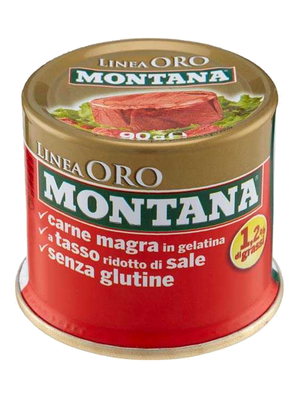 Montana viande bovine en gelée 90 g · boîte