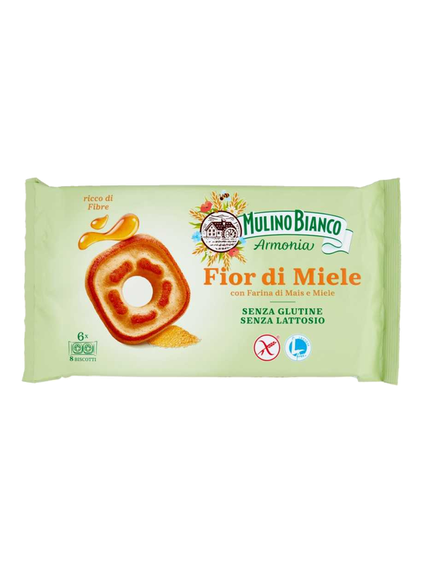 Mulino Bianco Armonia Fior di Miele sans gluten et sans lactose 250 g · paquet