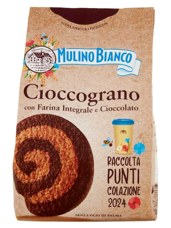 Mulino Bianco Cioccograno à la farine complète et au chocolat 330 g · paquet