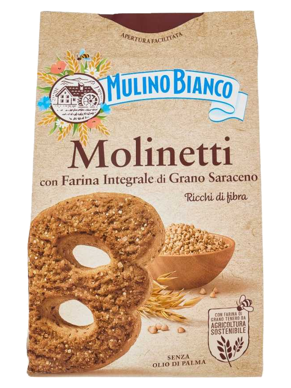 Mulino Bianco Molinetti à la farine complète 350 g · paquet