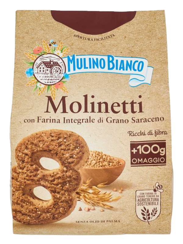 Mulino Bianco Molinetti à la farine complète 700 g · paquet