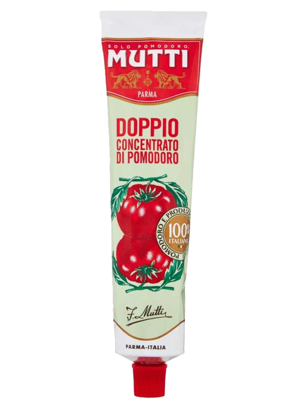 Mutti double concentré de tomates 130 g · tube