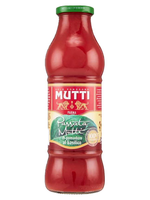 Mutti passata de tomates au basilic 700 ml · bouteille