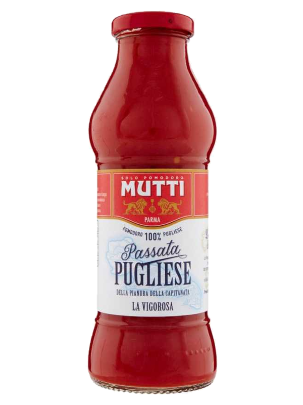 Mutti passata pugliese La Vigorosa 400 g · bouteille