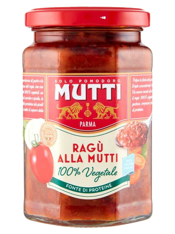 Mutti ragù 100 % végétal 280 g · bocal