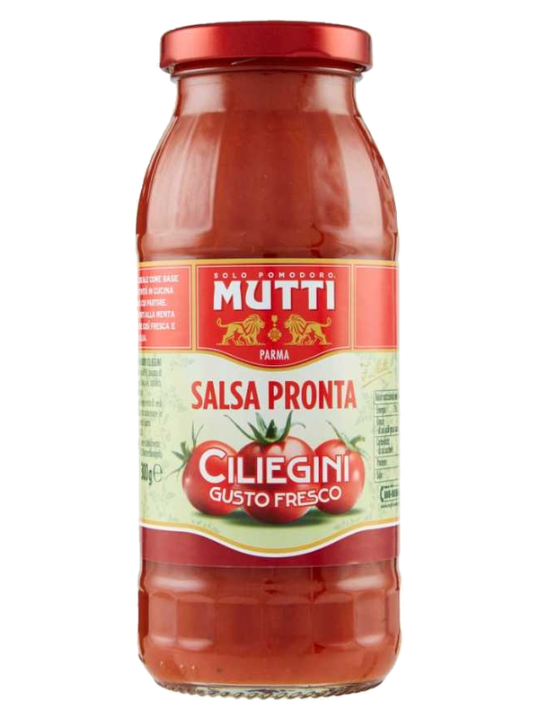 Mutti sauce tomate prête aux tomates cerises 300 g · bouteille