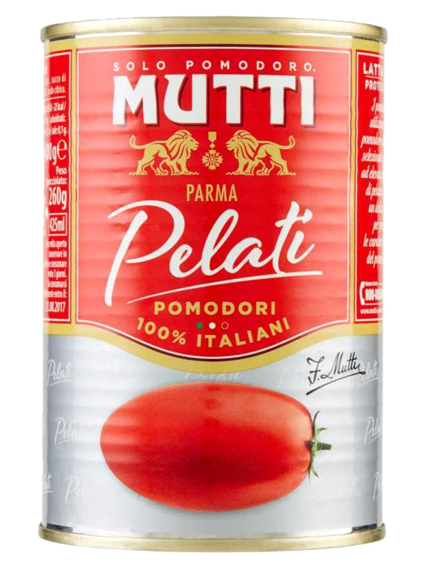 Mutti tomates pelées 400 g · boîte