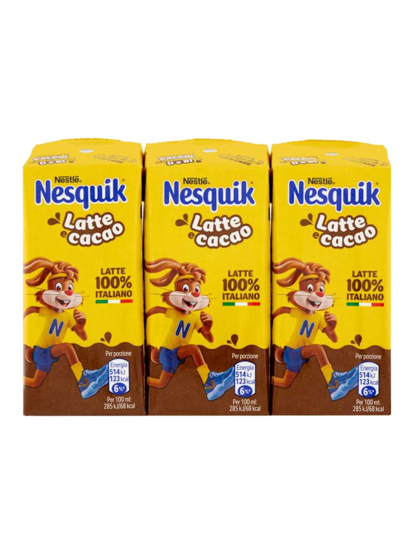 Nesquik boisson lactée au cacao prête à boire 3 x 180 ml · lot