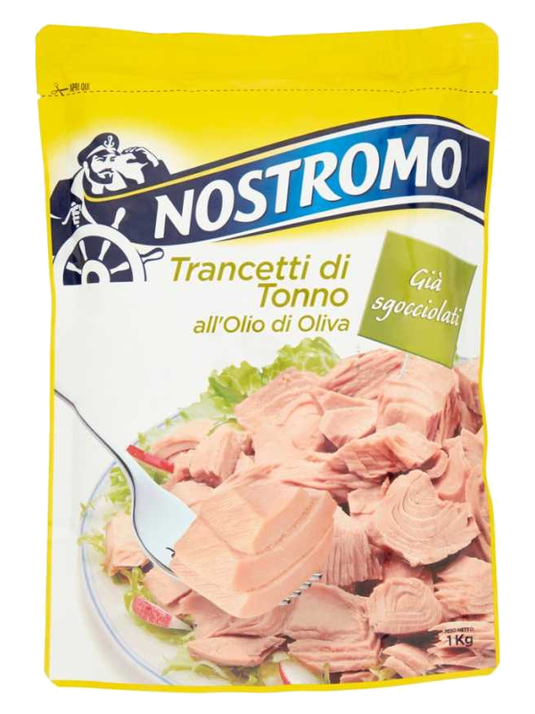 Nostromo morceaux de thon à l'huile d'olive 1 kg · sachet