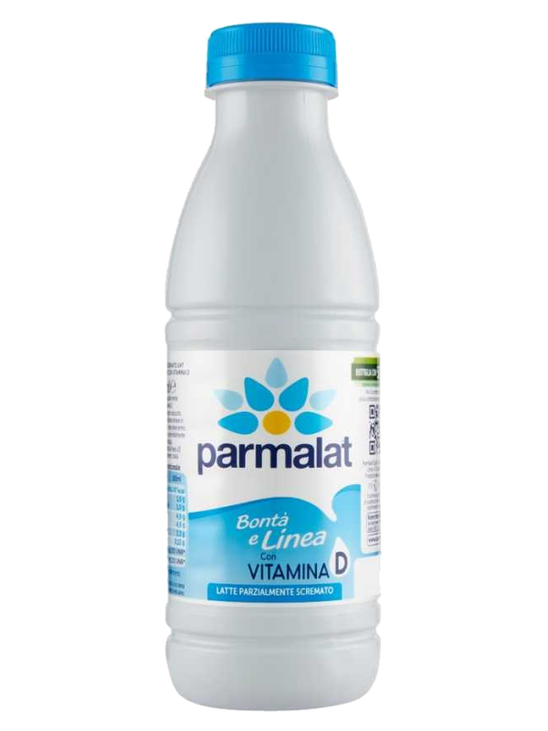 Parmalat lait demi-écrémé UHT 100 % italien 500 ml · bouteille