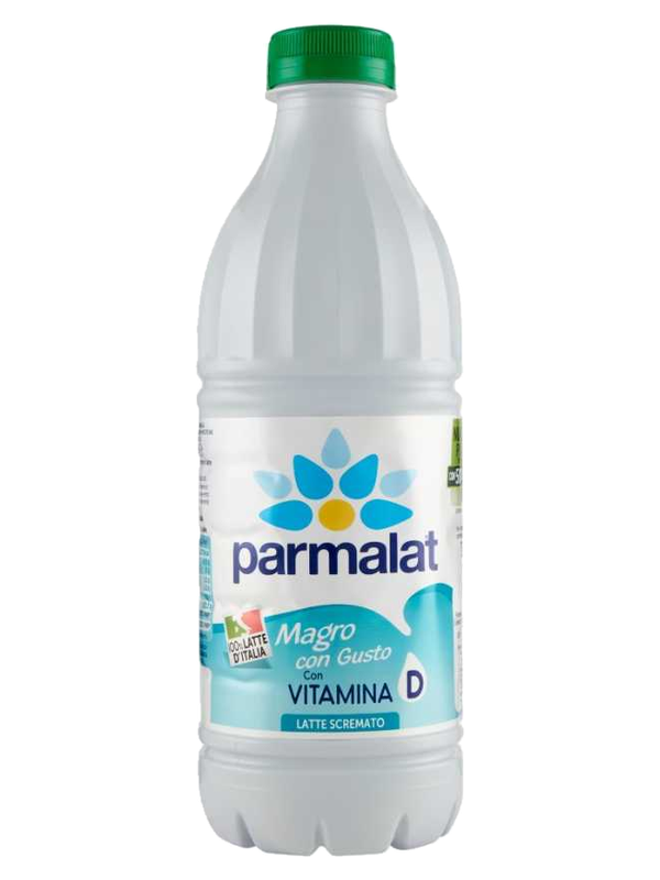 Parmalat lait écrémé UHT 100 % italien 1 L · bouteille