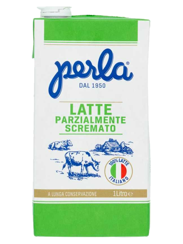 Perla lait demi-écrémé 1 L · brique