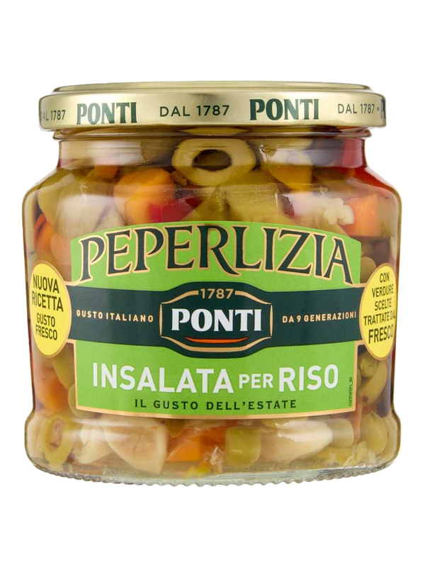 Ponti condiment pour salade de riz Peperlizia 350 g · bocal