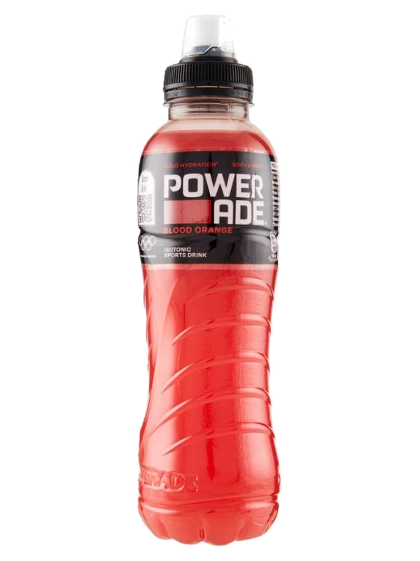 Powerade boisson isotonique Blood Orange 50 cl · bouteille