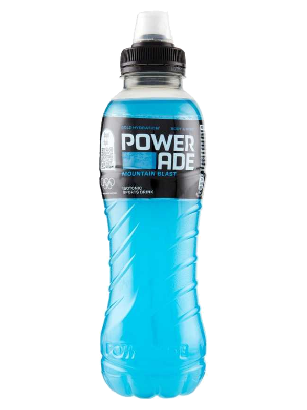 Powerade boisson isotonique Mountain Blast 50 cl · bouteille