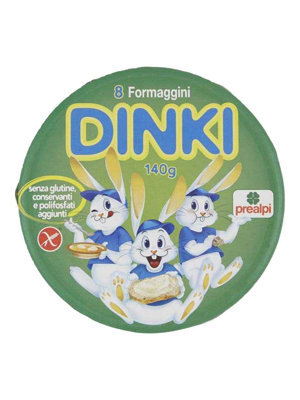Prealpi fromage fondu Dinki Formaggini 140 g · boîte