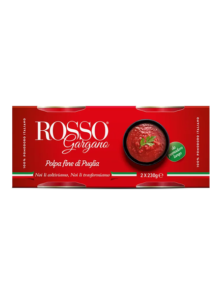 Pulpe fine de tomate des Pouilles 2 x 230 g · lot